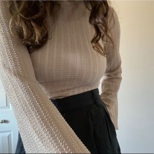 Urban outfitters sheer bell sleeve top